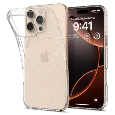 Abbildung von Spigen Liquid Crystal Hülle Kompatibel mit iPhone 16 Pro Max Quartz