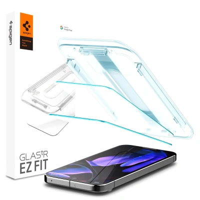 Abbildung von Spigen EZ Fit Gehärtetes Glas Clear Displayschutzfolie Google Pixel 9/9 Pro 2 Pack