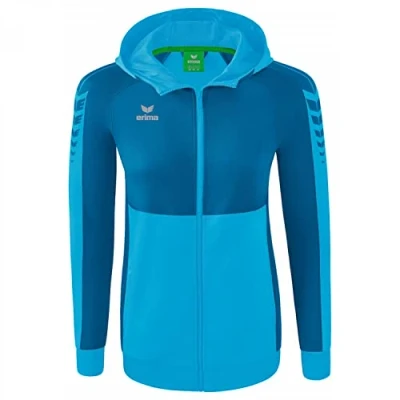 Abbildung von Erima Fussball Teamsport SIX Wings Trainingsjacke, Damen, Größe: 40, Blau