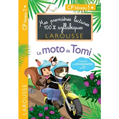 Abbildung von Premières Lectures 100 % syllabiques Larousse : La moto de Tomi: CP niveau 1