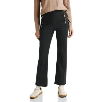 Abbildung von Cecil Technostretch SLIM FIT Stoffhose, Damen, Größe: Mx30, Schwarz
