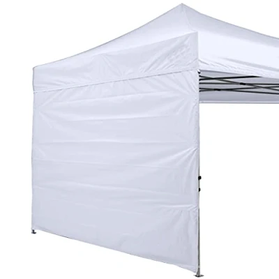 Abbildung von ABCCANOPY Pavillon Seitenwände für 3x3m/3x6m Gartenpavillon Seitenteile,Partyzelt,Faltpavillon,Wasserdicht,ohne Fenster,Weiß