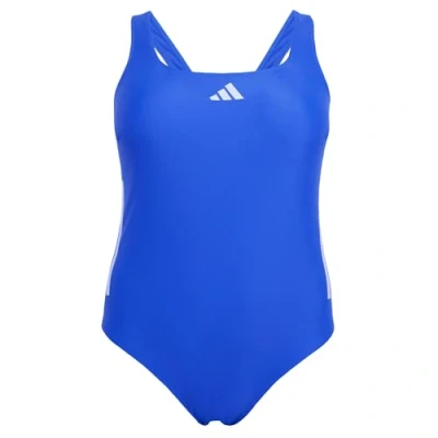 Abbildung von adidas Performance Stripes Cback Badeanzug Semi lucid blue violet tone, Damen, Größe: 34, tone