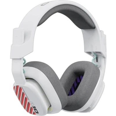 Abbildung von ASTRO A10 Gaming Headset Gen 2 Kabelgebundenes Headset, Over Ear Kopfhörer, Leicht &amp; Robust, Flip to mute Mikrofon, 32 mm Treiber, Für PS5, PS4, Nintendo Switch, PC Weiß