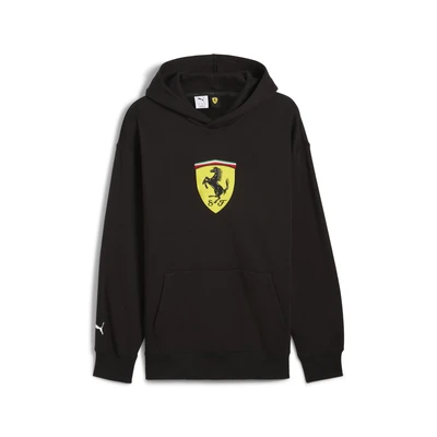 Abbildung von Puma Scuderia Ferrari RACE BIG Shield Kapuzenpullover, Herren, Größe: XL, Black