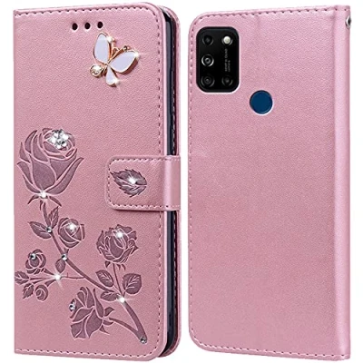 Abbildung von Hülle für Wiko View 5/View 5 Plus Handyhülle,Klappbar Tasche Case,Standfunktion,Kartenfach,Silikon Bumper,Stoßfeste Schutzhülle Cover