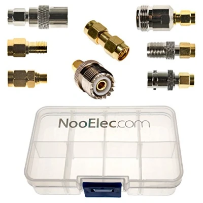 Abbildung von NooElec SMA Adapter Connectivity Kit Set von 8 Adaptern für NESDR SMArt (RTL SDR) und andere Software Defined Radios mit tragbare Tragetasche