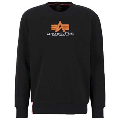 Abbildung von Alpha Industries Basic Sweatshirt, Herren, Größe: Small, Black
