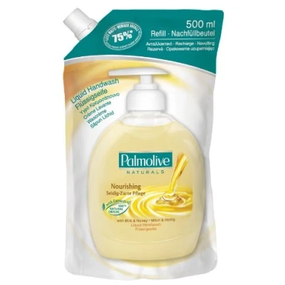 Abbildung von Palmolive Naturals Flüssigseife / Nachfüllpackung Milch &amp; Honig 500ml