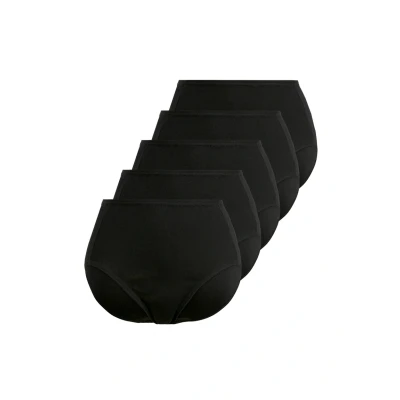 Abbildung von Lascana 5 PACK Slip, Damen, Größe: 42, Schwarz
