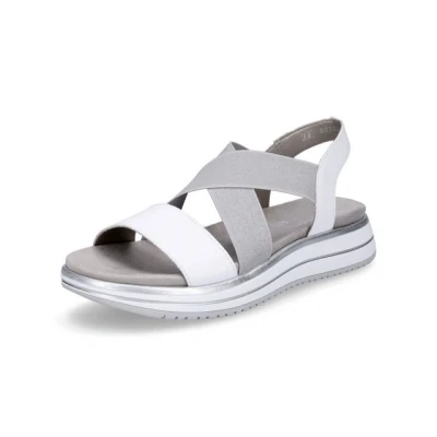 Abbildung von Remonte Plateausandalette, Damen, Größe: 39, Weiss Schuhe