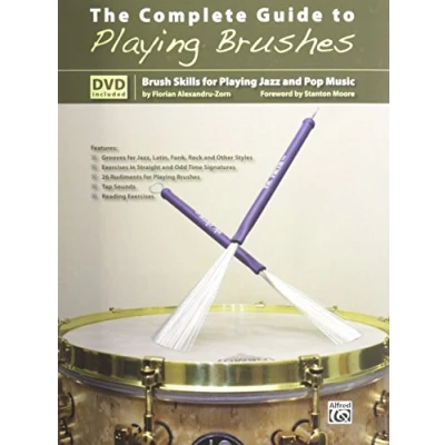 Abbildung von The Complete Guide to Playing Brushes: Brush Skills for Jazz and Pop Music (Book &amp; DVD)