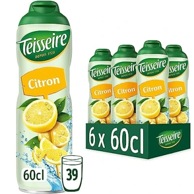 Abbildung von Teisseire Zitrone (Citron) für Erfrischungsgetränke, 6x600 ml
