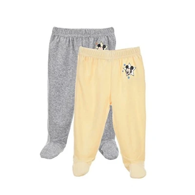 Abbildung von Babyhosen Set Mickey Größe 1 Monat, Farbe Gelb/Grau
