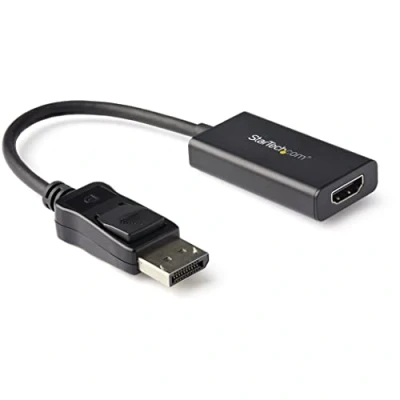 Abbildung von StarTech.com DisplayPort auf HDMI Adapter mit HDR 4K 60Hz Schwarz DP Konverter