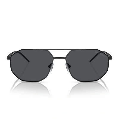 Abbildung von Emporio Armani Sonnenbrille, Größe: 58, Nero opaco