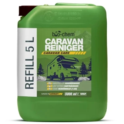 Abbildung von bio chem Caravan und Wohnmobil Reiniger Extra Starkes Konzentrat 5000 ml für Wohnmobile, Wohnwagen, Vorzelte, Regenstreifenentferner Made in DE