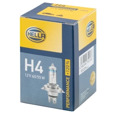 Abbildung von HELLA 8GJ 223 498 021 Glühlampe, Hauptscheinwerfer 12 60/65 FORD: FIESTA 2, Focus Mk1 Kombi, 5, MERCEDES BENZ: 190, Vito Bus, OPEL: Agila A