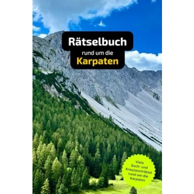Abbildung von Rätselbuch rund um die Karpaten: Tolles Geschenk für Karpaten Kenner. Worträtsel und knifflige Herausforderungen in einem Kreuzworträtselheft.
