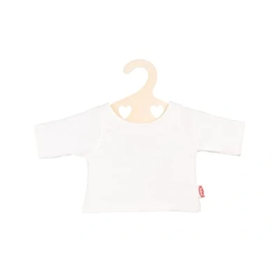 Abbildung von T Shirt wei&szlig; auf Kleiderb&uuml;gel, Gr. 35 45 cm