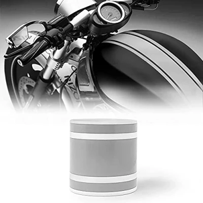 Abbildung von 4R Quattroerre.it 10662 Verdreifachen Klebestreifen für Motorräder Bike Racing Stripe, Silberfarbe, 8 cm x 2 mt