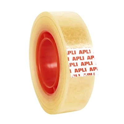 Abbildung von APLI 11329 Klebeband, transparent, 15 mm x 33 m