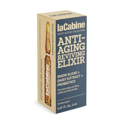Abbildung von laCabine Anti Aging Reviving Elixir Ampullen 1 x 2 ml I glättet tiefe Falten, und hellt sie auf