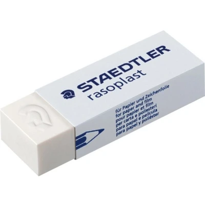 Abbildung von STAEDTLER Radiergummi Radierer rasoplast 65x23x13mm weiß