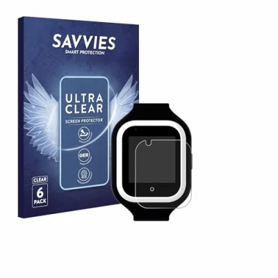 Abbildung von Savvies 6 Stück Schutzfolie für SaveFamily 4G Iconic Displayschutz Folie Ultra Transparent