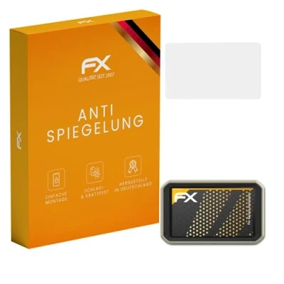 Abbildung von atFoliX Panzerfolie kompatibel mit Garmin Overlander Schutzfolie, entspiegelnde und stoßdämpfende FX Folie (3X)