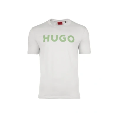Abbildung von HUGO Dulivio Tshirt print, Herren, Größe: Large, Natural