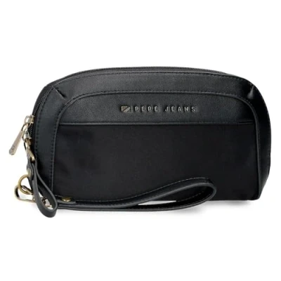 Abbildung von Pepe Jeans Joumma Bags Morgan Casual Tagesrucksack, Reisetaschen, beige und Schwarz, Kunstleder für Damen, Talla única, Handtasche