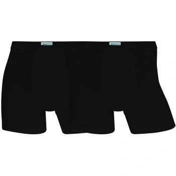 Abbildung von JBS 2 PACK Boxershorts, Herren, Größe: Small, Schwarz