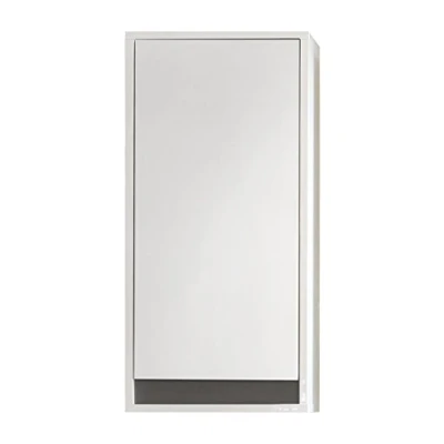 Abbildung von trendteam smart living Hängeschrank Wandschrank Badezimmer Sol Aufbaumaß (BxHxT) 35 x 73 23 cm Farbe Weiß Hochglanz 163550103