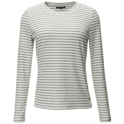 Abbildung von comma MIT Streifen Langarmshirt, Damen, Größe: 40, Navy