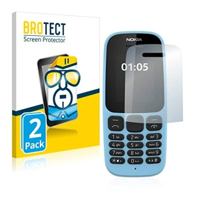 Abbildung von BROTECT (2 Stück Schutzfolie für Nokia 105 2019 Displayschutz Folie Ultra Klar