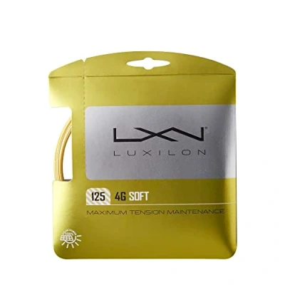 Abbildung von Wilson Unisex Erwachsene LUXILON 4G Soft 125 Set Strings, Gold, 12,2 Meter