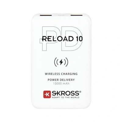 Abbildung von Skross Tragbares kabelloses Ladegerät, 10.000 mAh.
