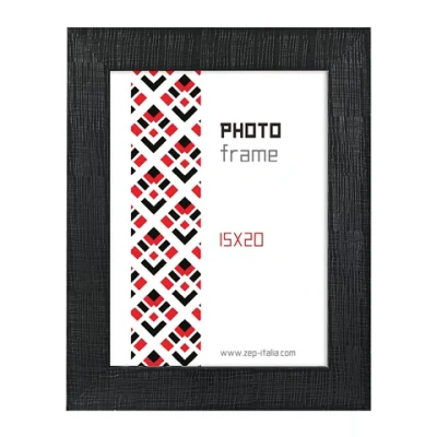 Abbildung von Zep S.r.l Garda Black Kunststoffrahmen, Polystyrol, schwarz, 30 x 40 cm