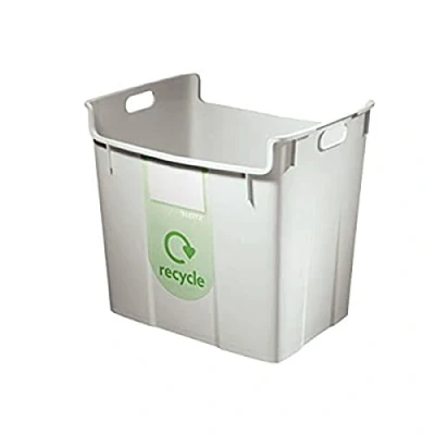 Abbildung von Leitz Wertstoffsammelbehälter 40 Liter, Grau, 52090085