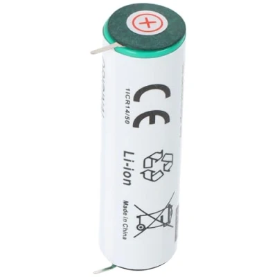 Abbildung von Akku mit kurzen Lötfahnen kompatibel Philips Sonicare DiamondClean HX9340, HX9350, HX9352, HX9360, 800mAh