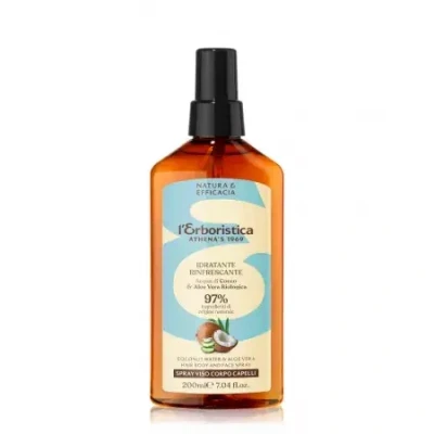 Abbildung von Natürliches Wasser aus Kokosnuss und Aloe Vera, feuchtigkeitsspendendes Spray, 200 ml