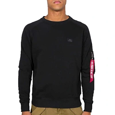 Abbildung von Alpha Industries X Fit Sweat Sweatshirt für Herren Black