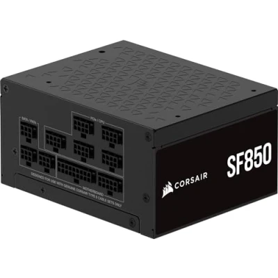 Abbildung von Corsair SF850 (2024) Vollständig modulares ATX Netzteil, geräuscharm, 80 Plus Platinum, kompatibel mit 3.1, PCIe 5.1 fähig, SFX a Unterstützung, Schwarz