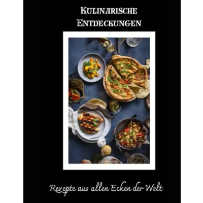 Abbildung von kulinarische Entdeckungen: Rezepte aus allen Ecken der Welt Weltküche, internationale Rezepte, Reise, exotische Gerichte, Kochbuch, globale Aromen, Fusion Cooking, Kochen für Genießer