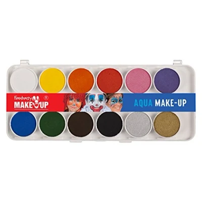 Abbildung von Kreul 37071 Fantasy Aqua Make Up, Malkasten 12 Farben, Schminke