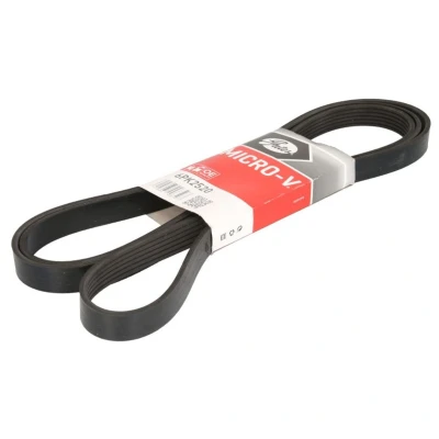 Abbildung von GATES Micro V 6PK2520 Keilrippenriemen 2520 6 Polyester, EPDM (Ethylen Propylen Dien Kautschuk) PORSCHE: Cayenne, AUDI: Q7, LAND ROVER: Range Rover 3