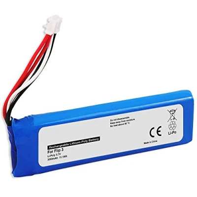 Abbildung von Ersatz Akku kompatibel mit JBL GSP872693 für Flip 3 [3000mAh 3.7V LiPo 100% kompatibel]