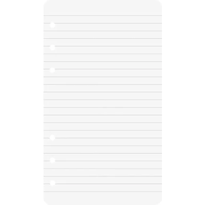 Abbildung von 10 x Brunnen Ringbucheinlagen 8,8x15,2 liniert 50 Blatt