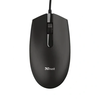 Abbildung von Trust TM 101 Maus USB Optisch Schwarz 3 Tasten 1200 DPI Integriertes Scrollrad